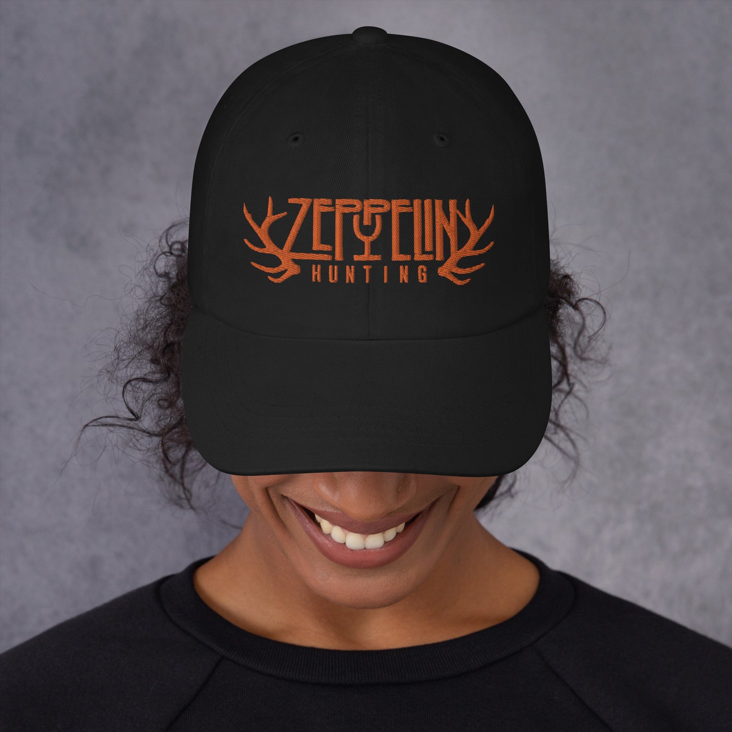 Zeppelin Hunting Orange Logo Ball Cap