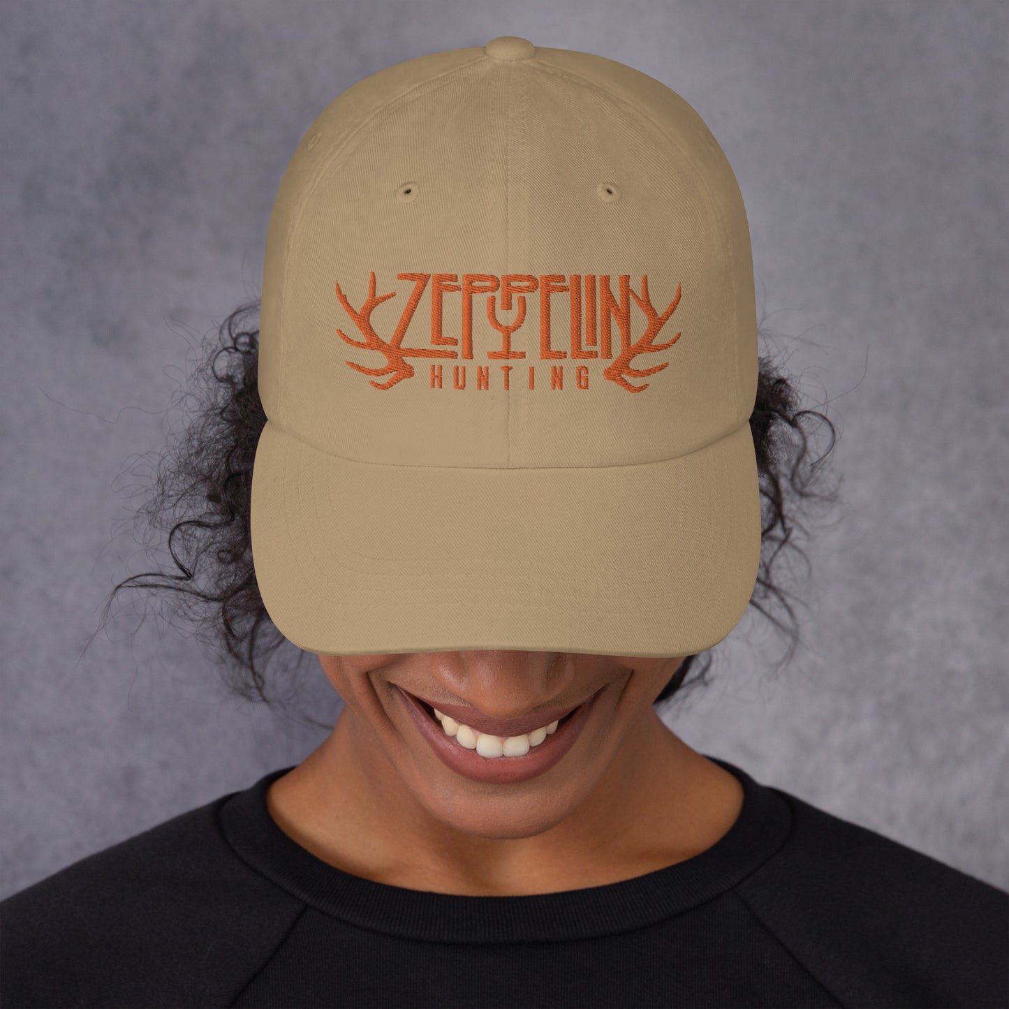 Zeppelin Hunting Orange Logo Ball Cap