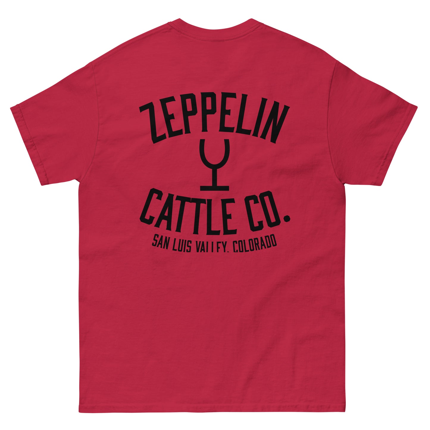 Zeppelin Cattle Co. Black Logo Short Sleeve Tee
