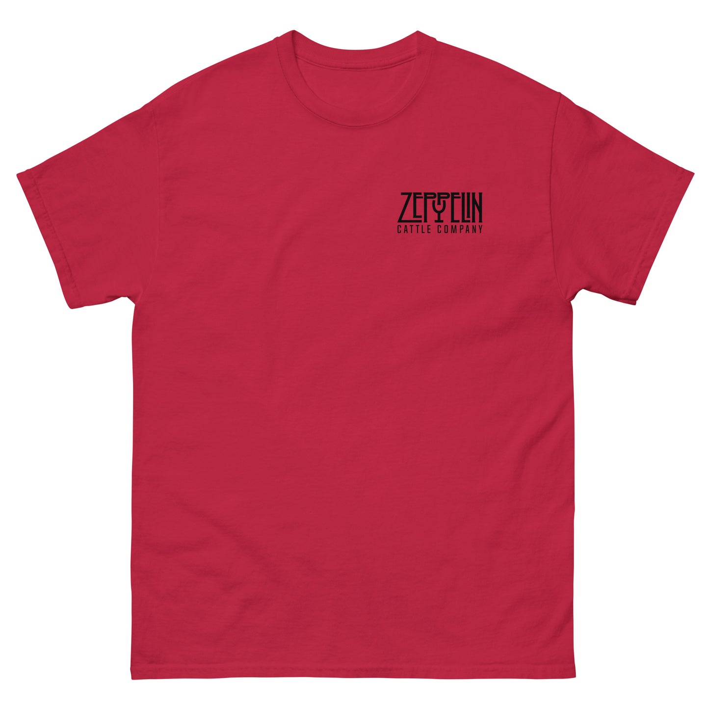 Zeppelin Cattle Co. Black Logo Short Sleeve Tee