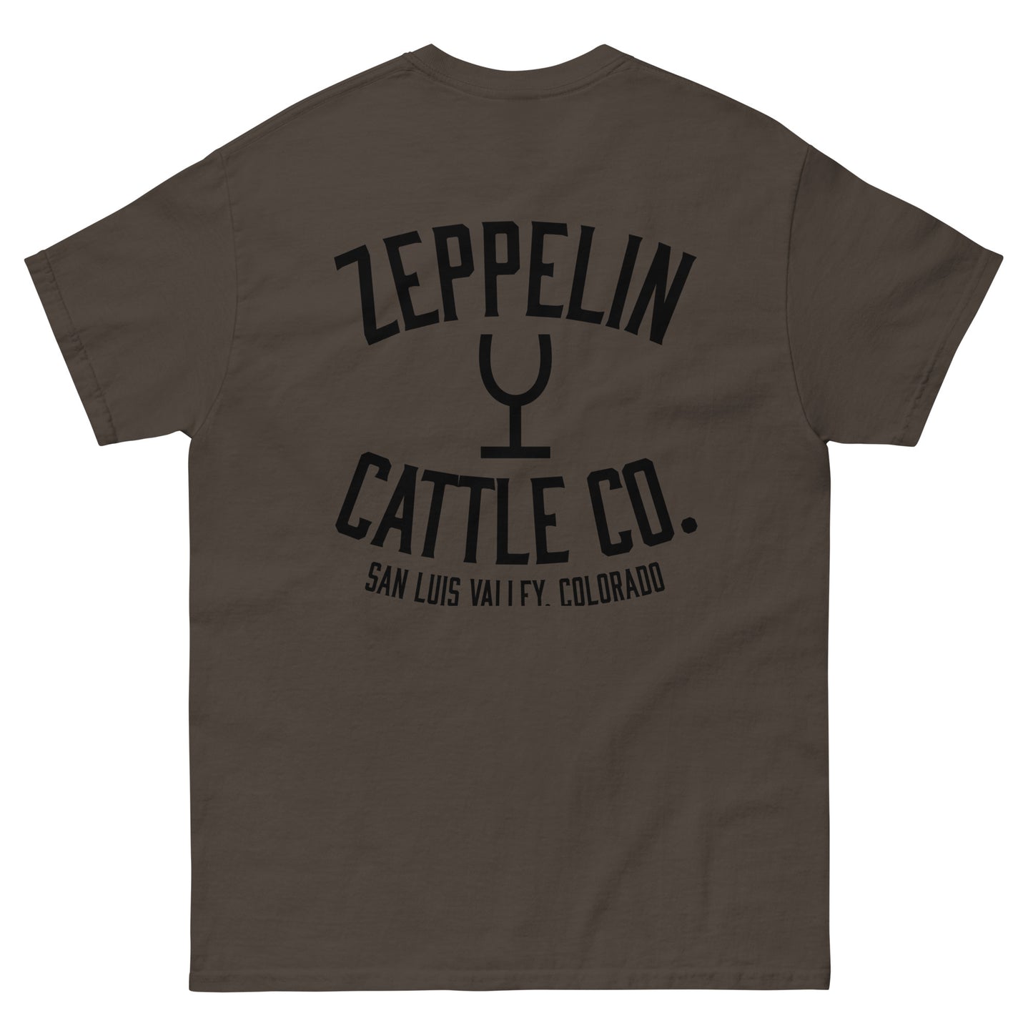 Zeppelin Cattle Co. Black Logo Short Sleeve Tee