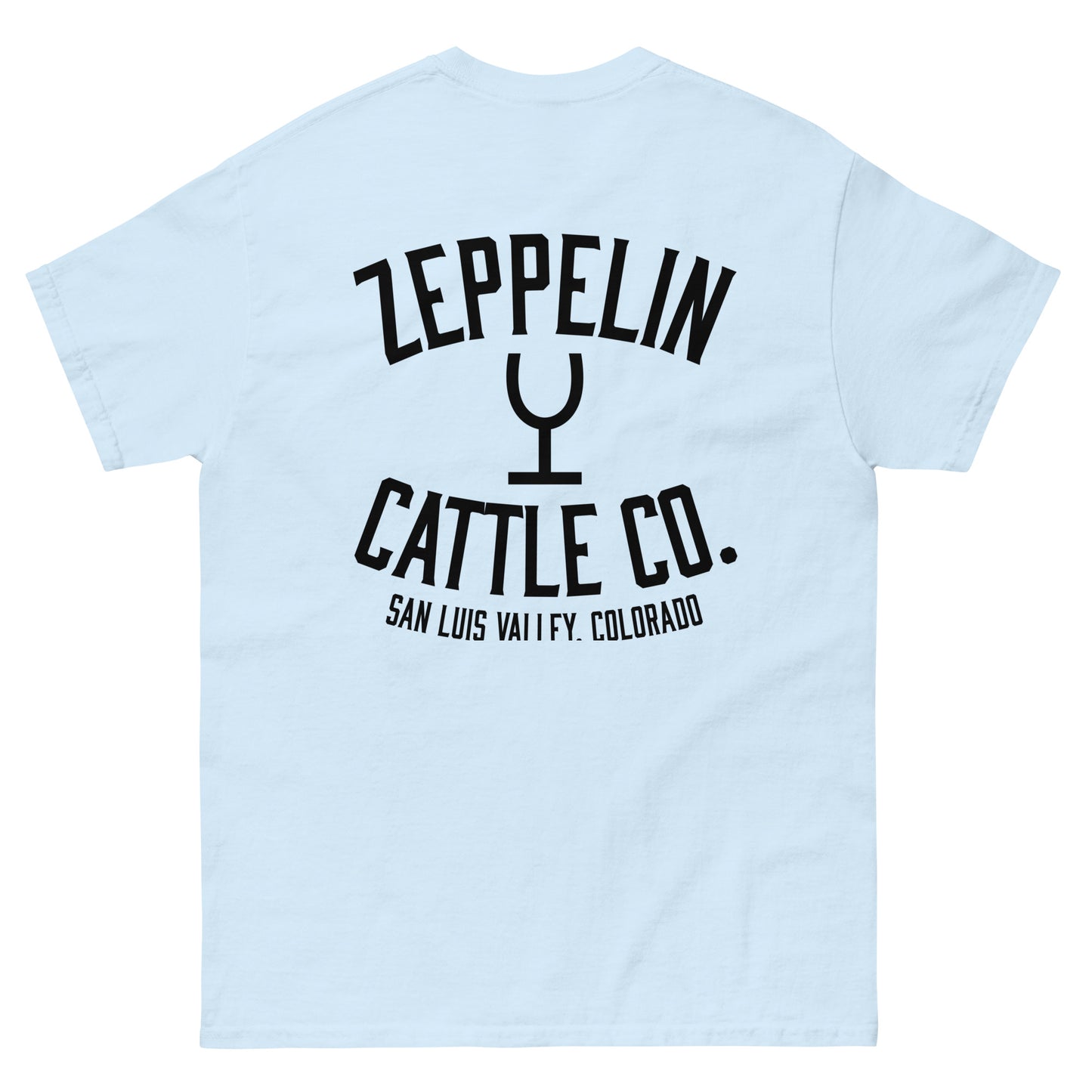 Zeppelin Cattle Co. Black Logo Short Sleeve Tee