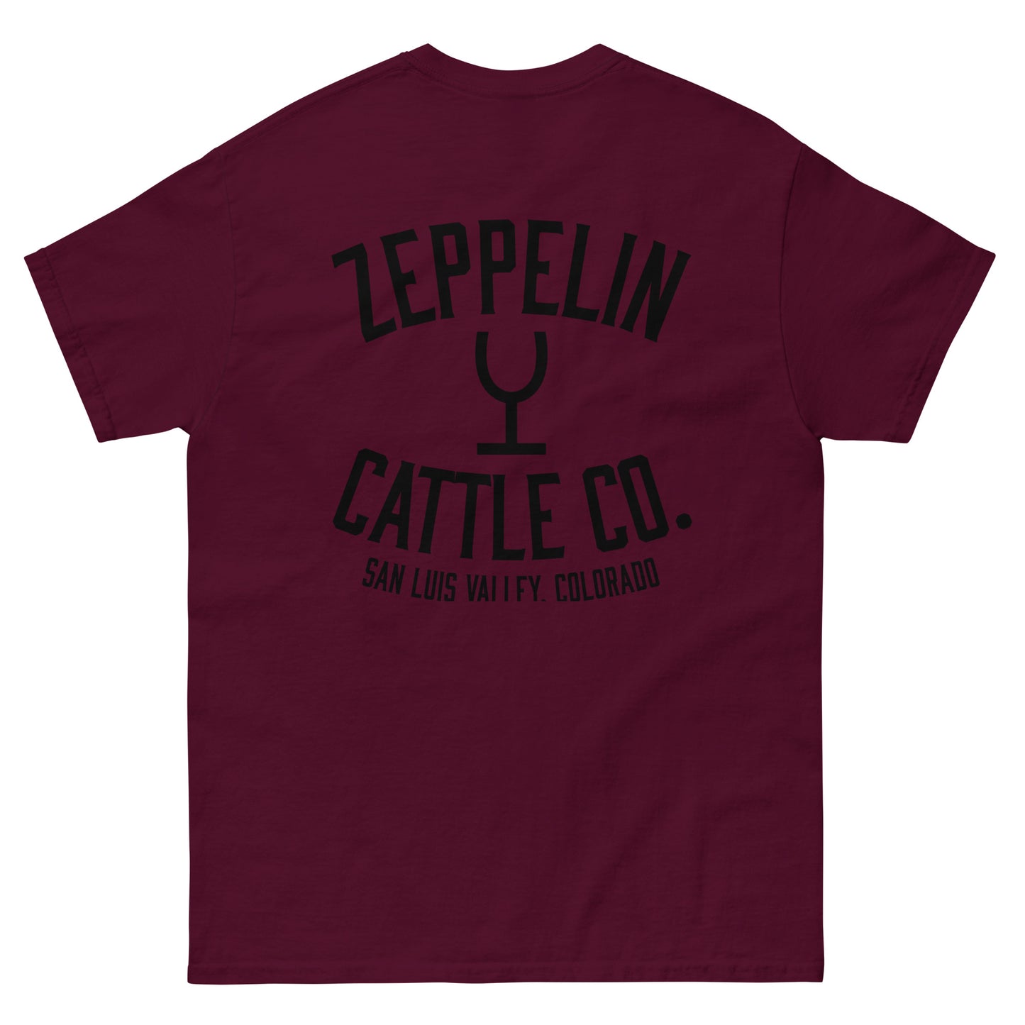 Zeppelin Cattle Co. Black Logo Short Sleeve Tee