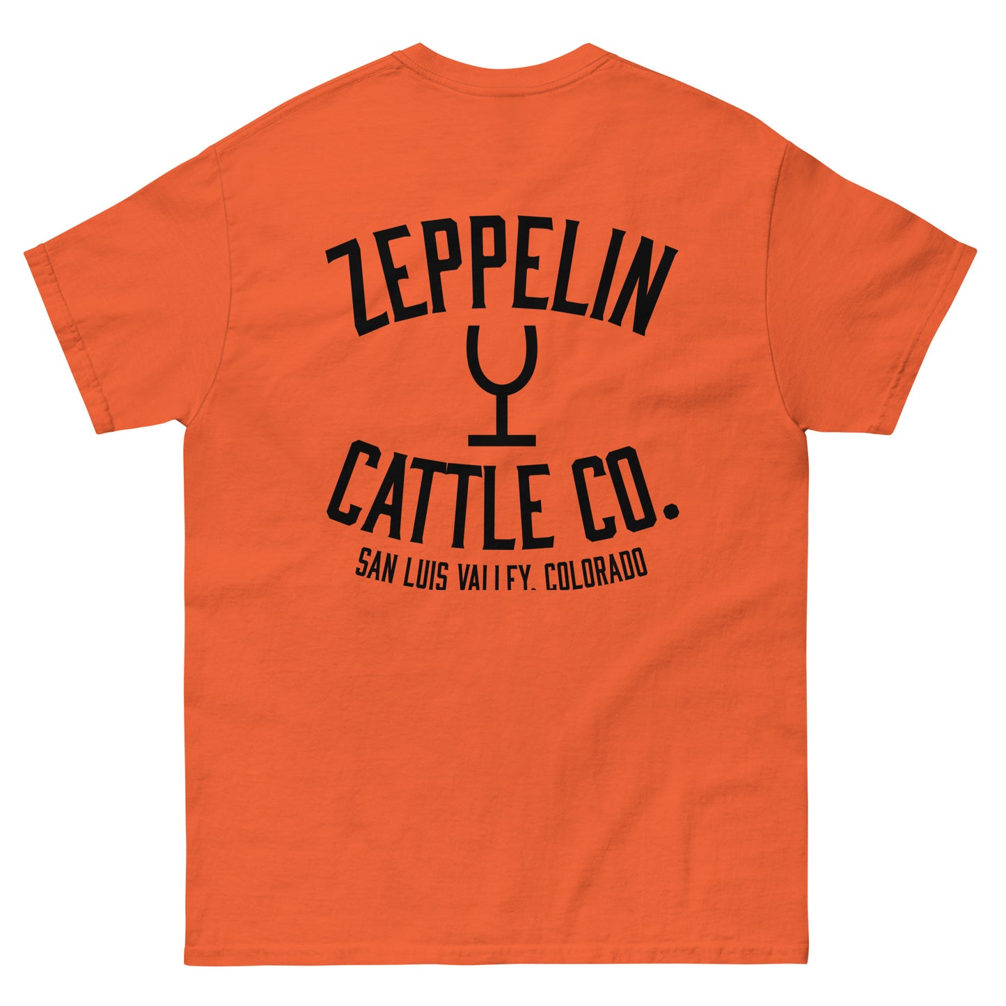 Zeppelin Cattle Co. Black Logo Short Sleeve Tee