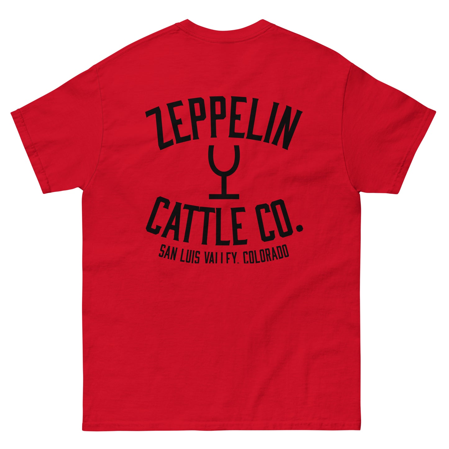 Zeppelin Cattle Co. Black Logo Short Sleeve Tee