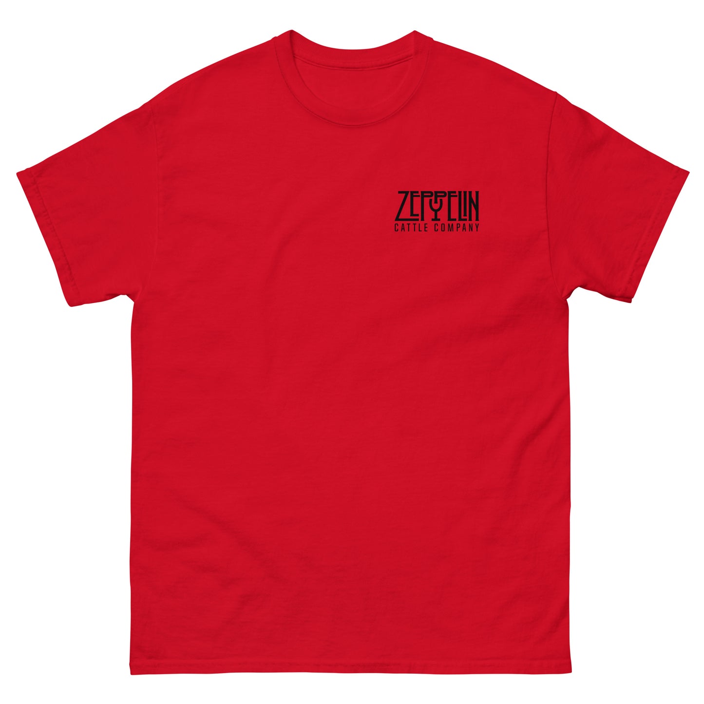 Zeppelin Cattle Co. Black Logo Short Sleeve Tee