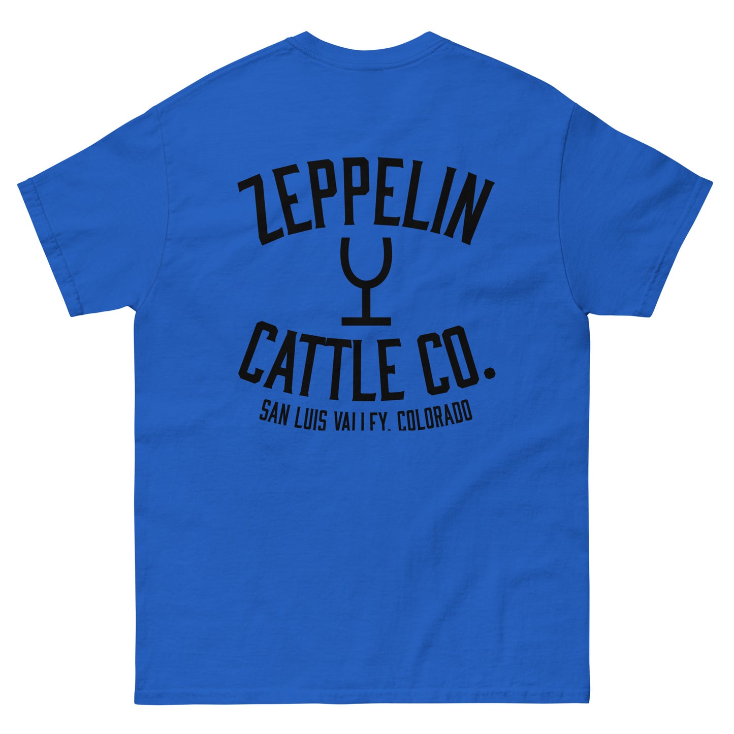 Zeppelin Cattle Co. Black Logo Short Sleeve Tee