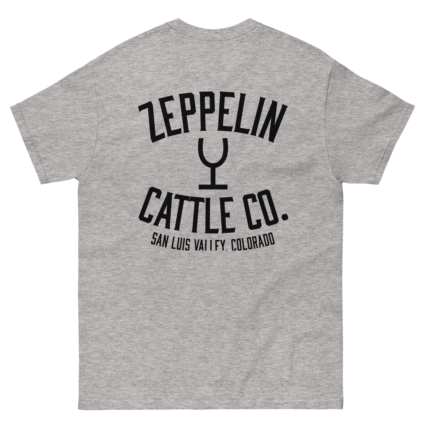 Zeppelin Cattle Co. Black Logo Short Sleeve Tee
