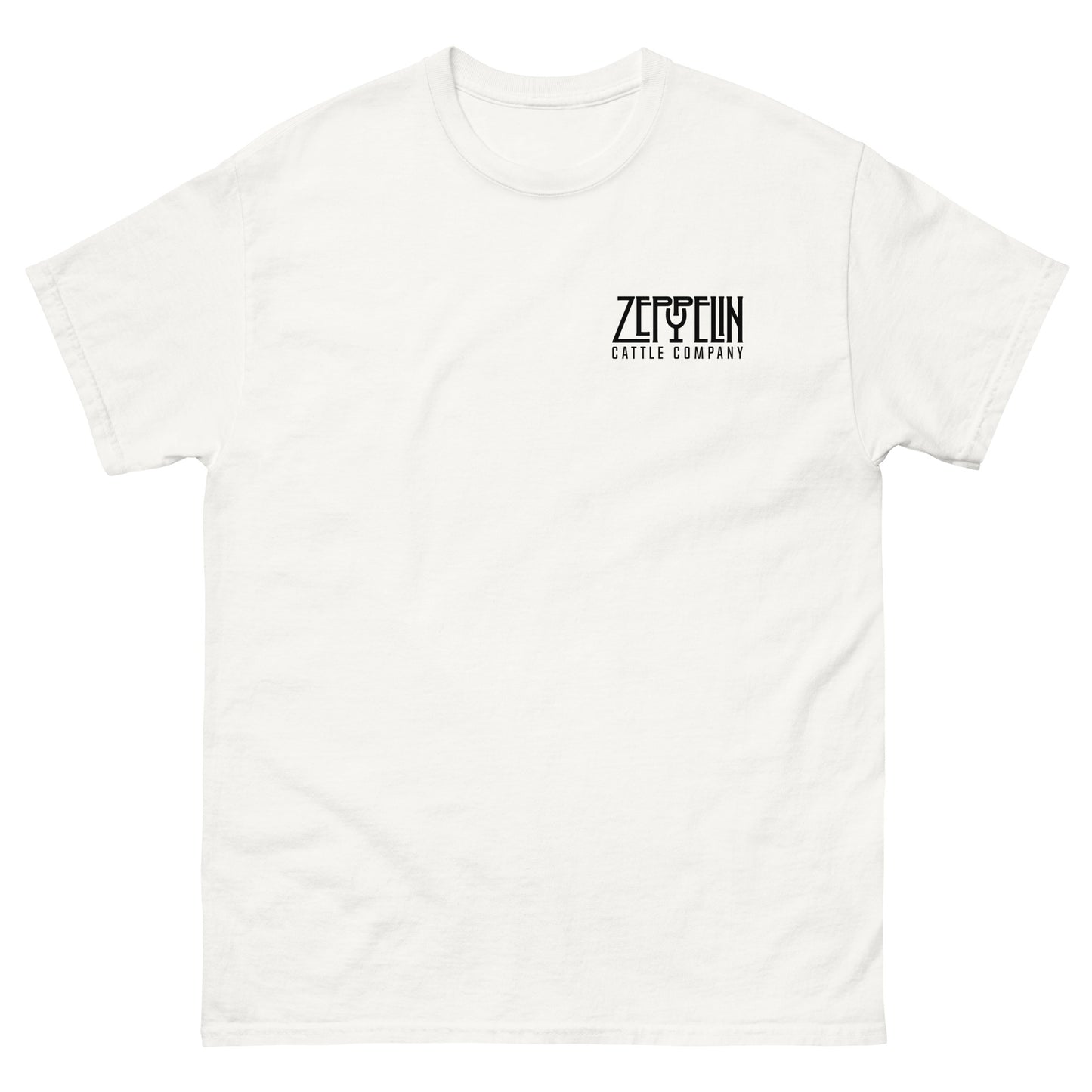 Zeppelin Cattle Co. Black Logo Short Sleeve Tee