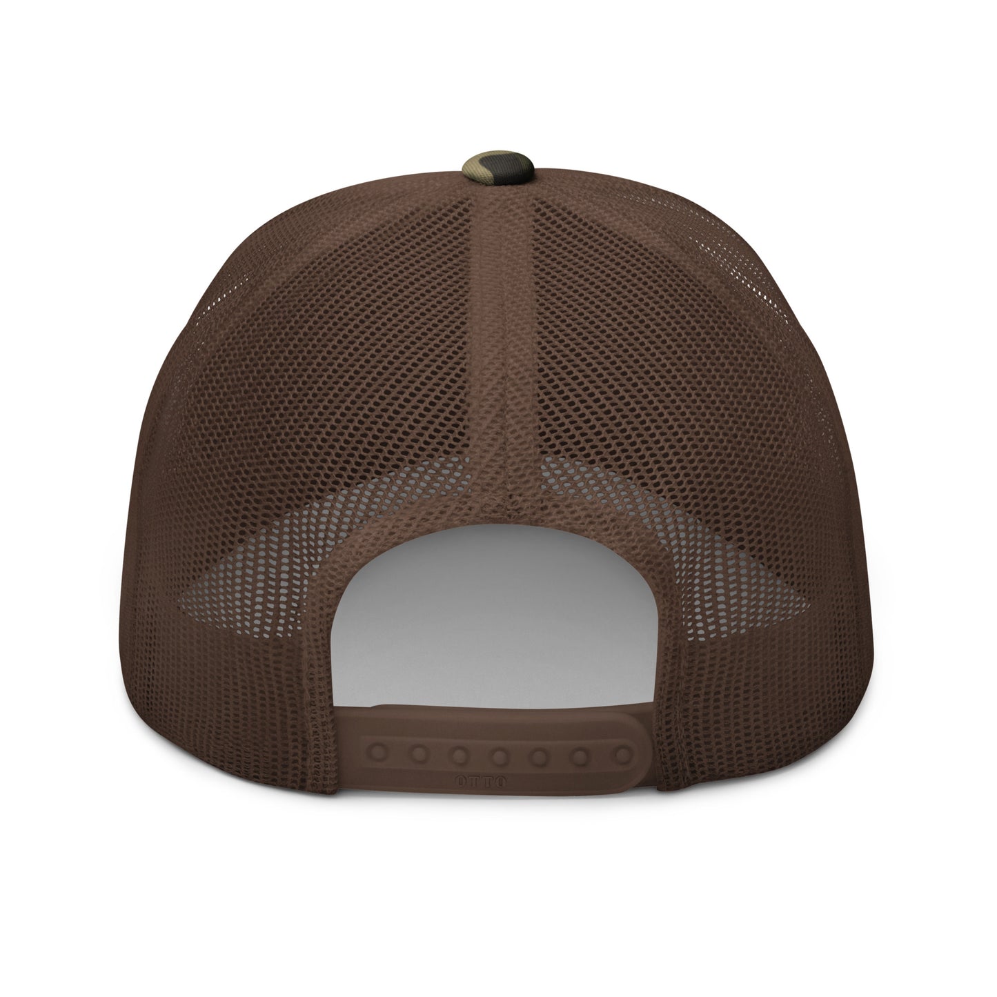 Zeppelin Hunting Black Logo Camouflage trucker hat