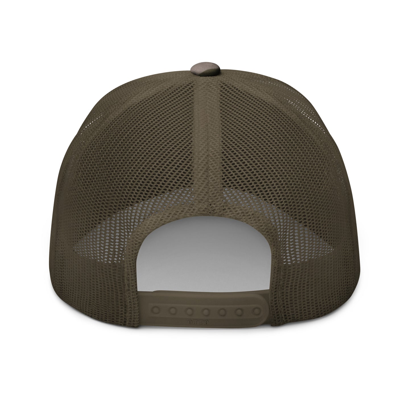 Zeppelin Hunting White Logo Camouflage trucker hat