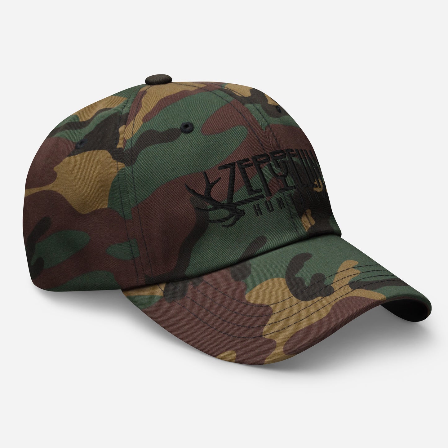 Zeppelin Hunting Black Logo Ball Cap