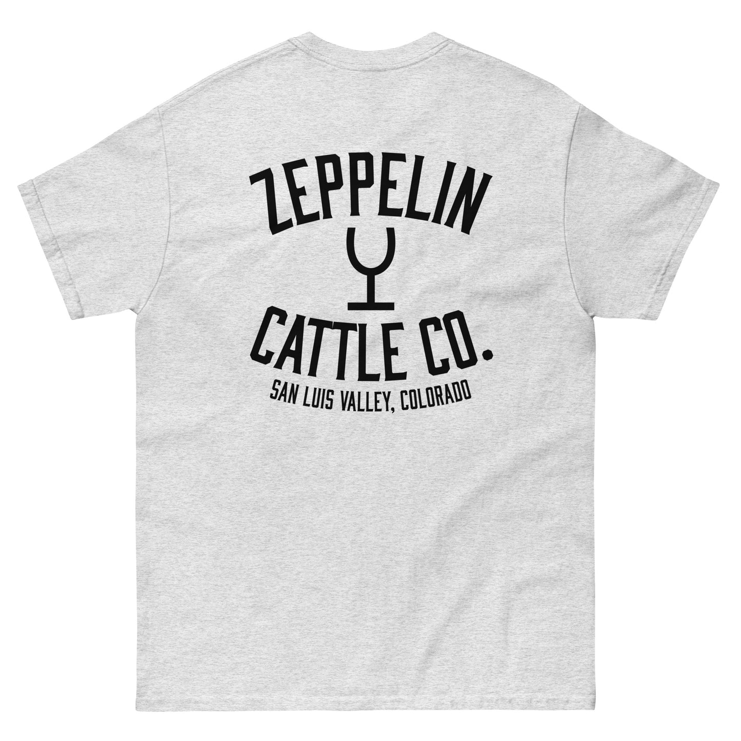 Zeppelin Cattle Co. Short Sleeve Wine Glass Brand