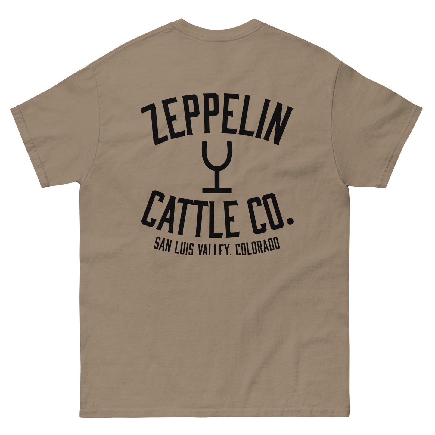 Zeppelin Cattle Co. Black Logo Short Sleeve Tee