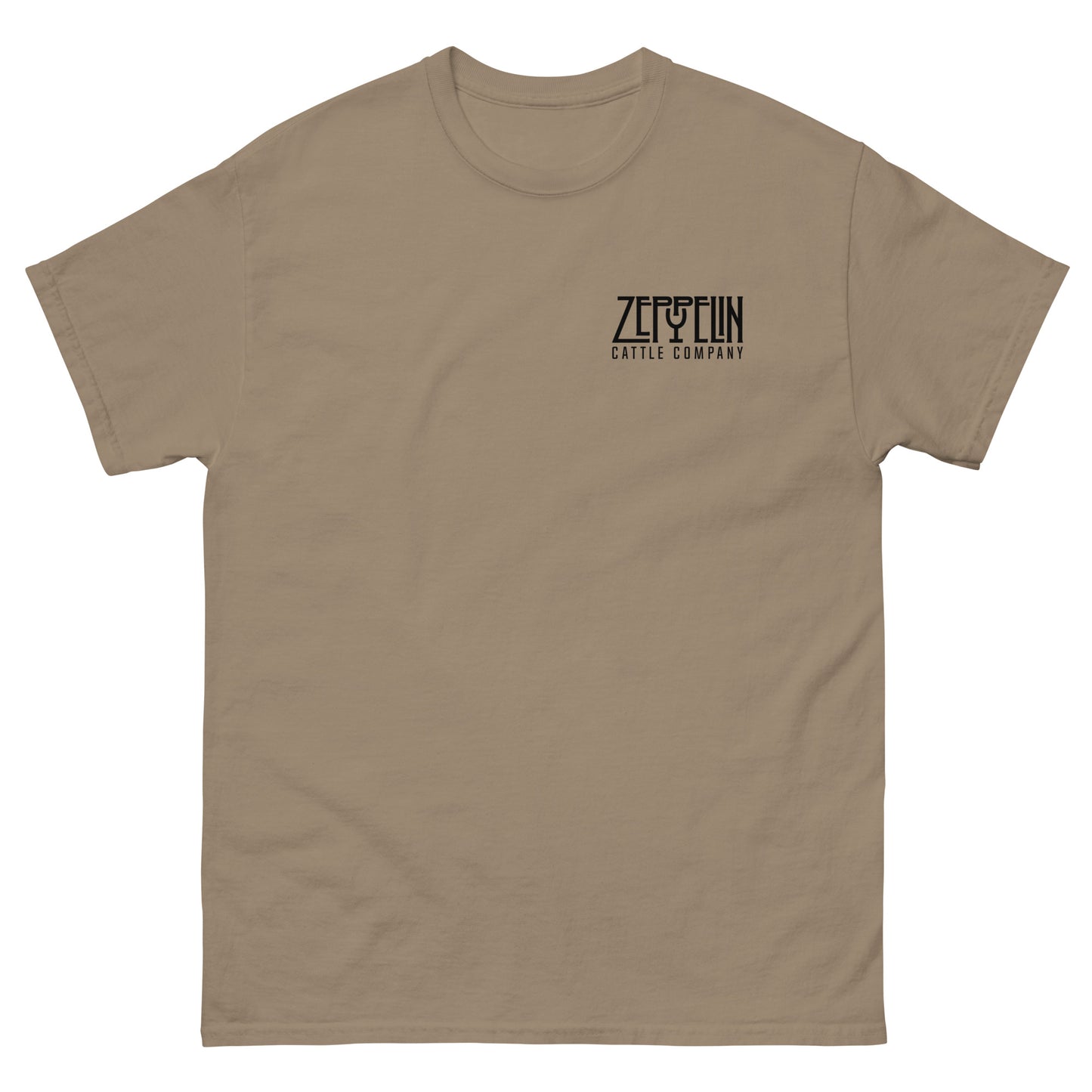 Zeppelin Cattle Co. Black Logo Short Sleeve Tee