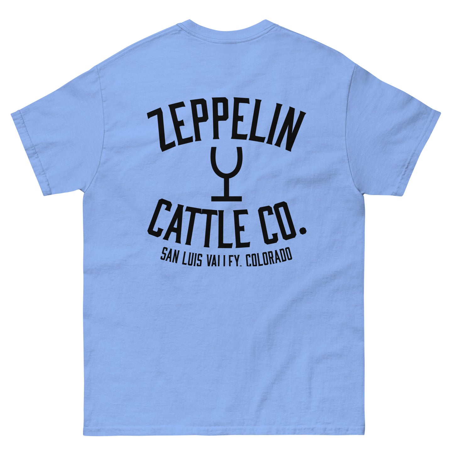 Zeppelin Cattle Co. Black Logo Short Sleeve Tee