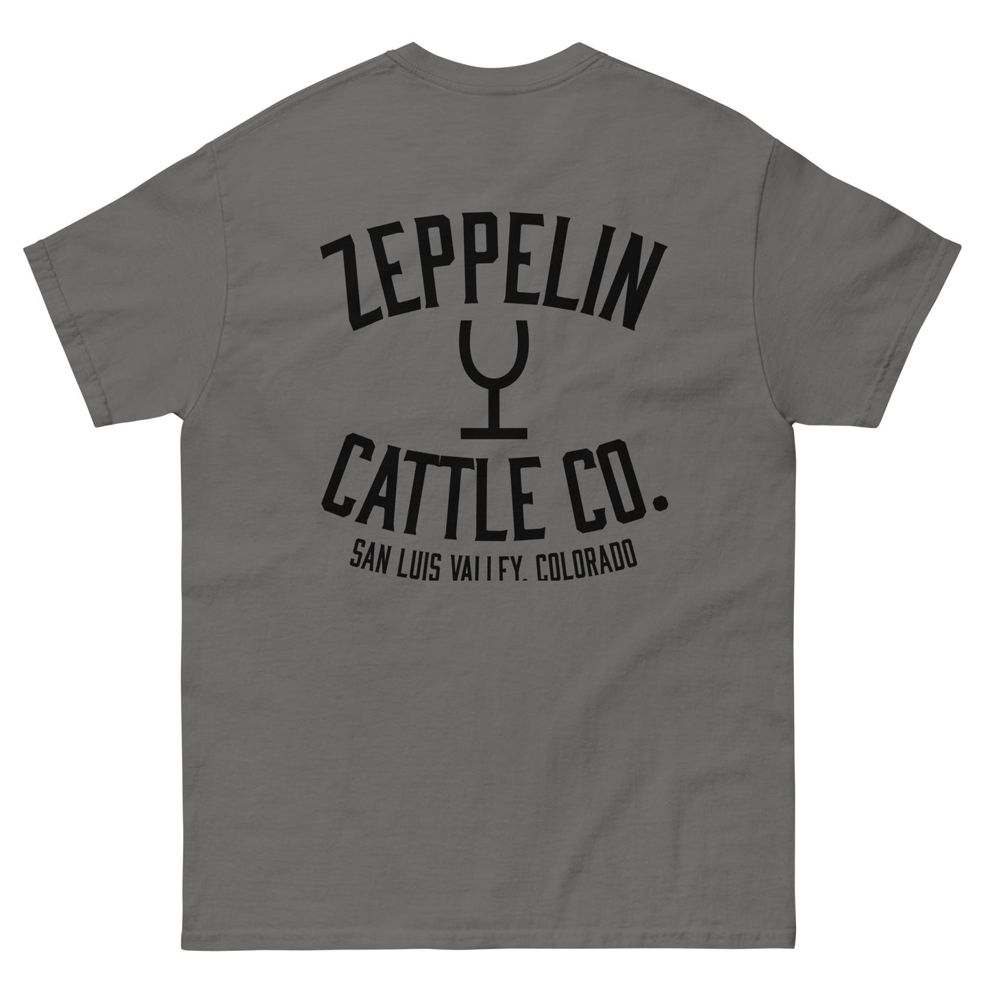 Zeppelin Cattle Co. Black Logo Short Sleeve Tee