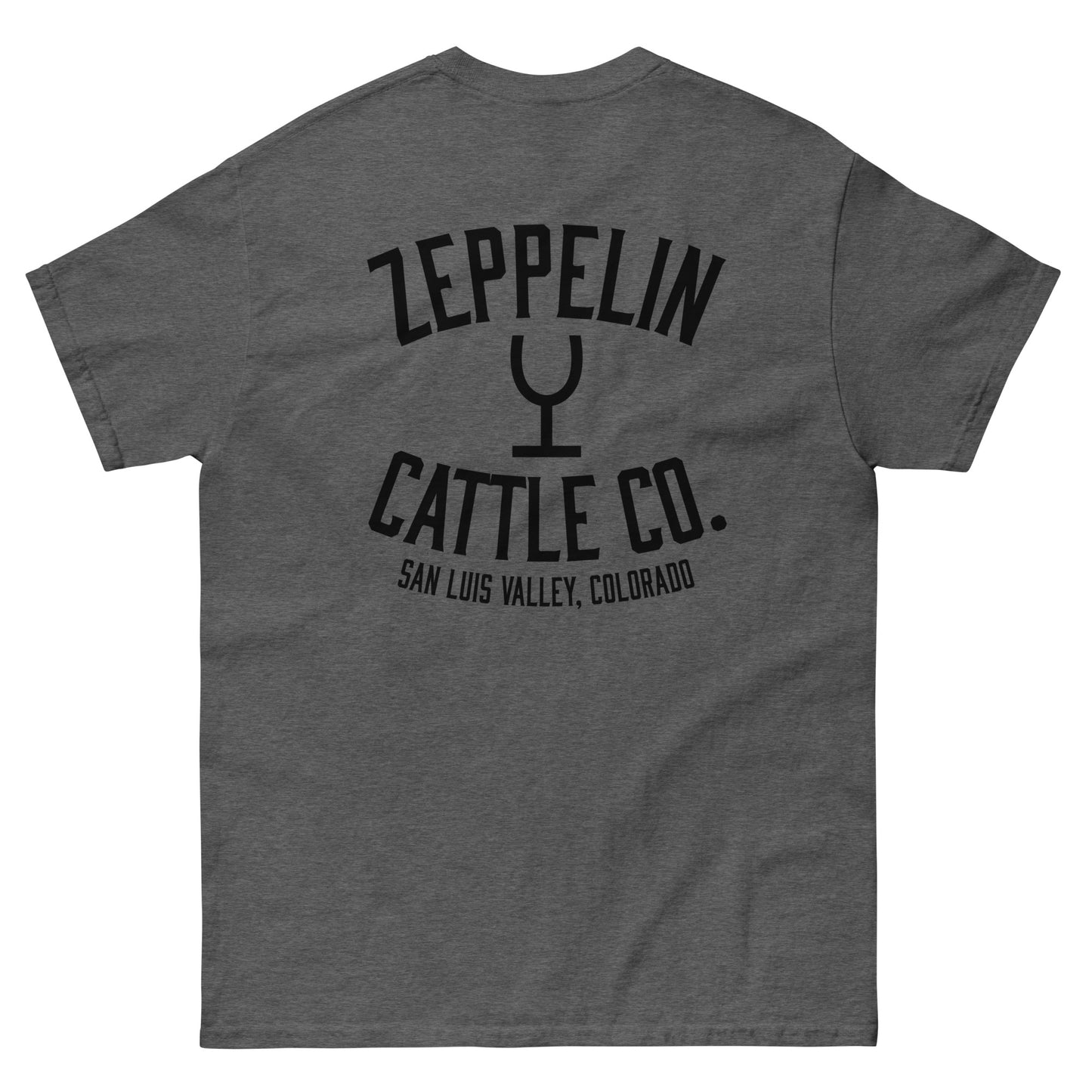 Zeppelin Cattle Co. Short Sleeve Wine Glass Brand