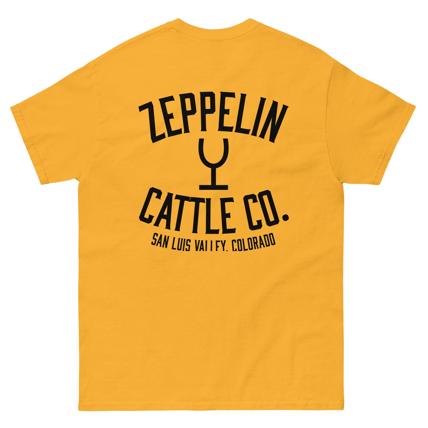 Zeppelin Cattle Co. Black Logo Short Sleeve Tee