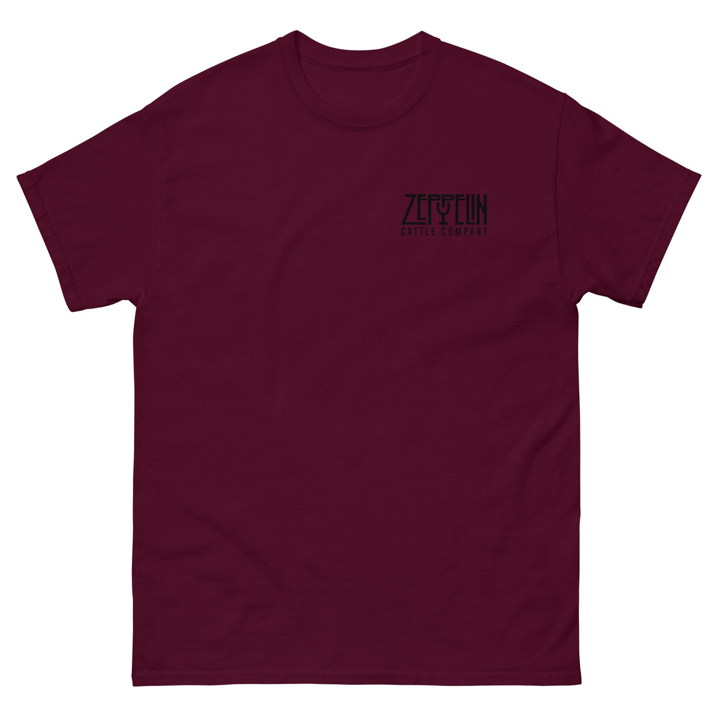 Zeppelin Cattle Co. Black Logo Short Sleeve Tee