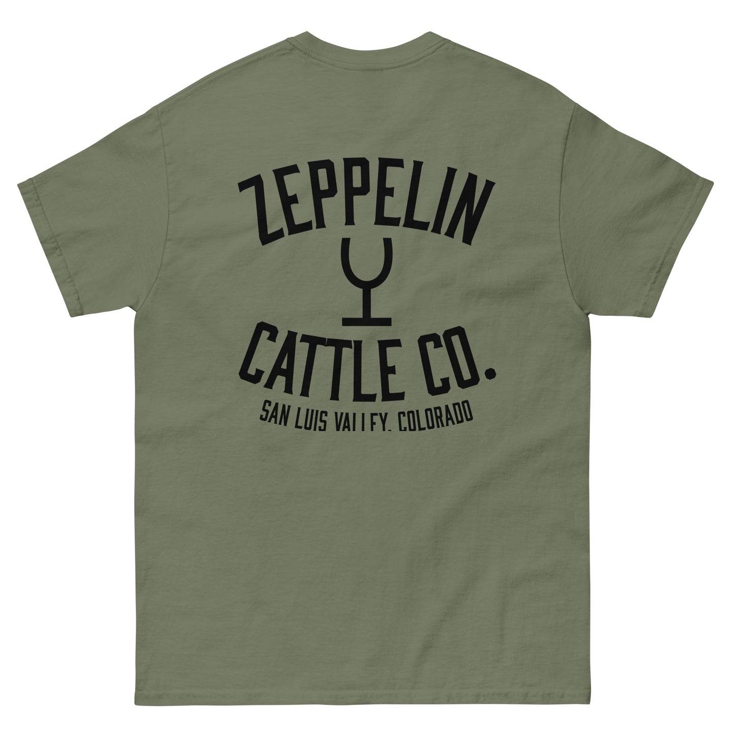 Zeppelin Cattle Co. Black Logo Short Sleeve Tee