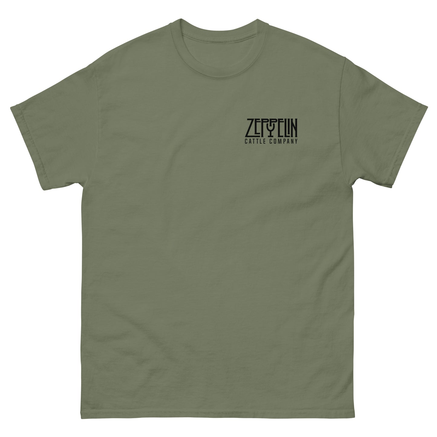 Zeppelin Cattle Co. Black Logo Short Sleeve Tee