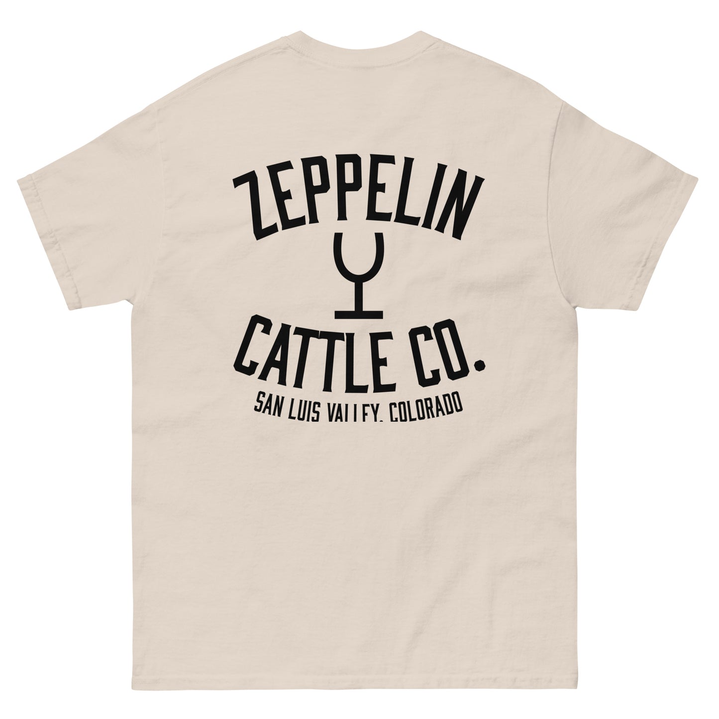 Zeppelin Cattle Co. Black Logo Short Sleeve Tee