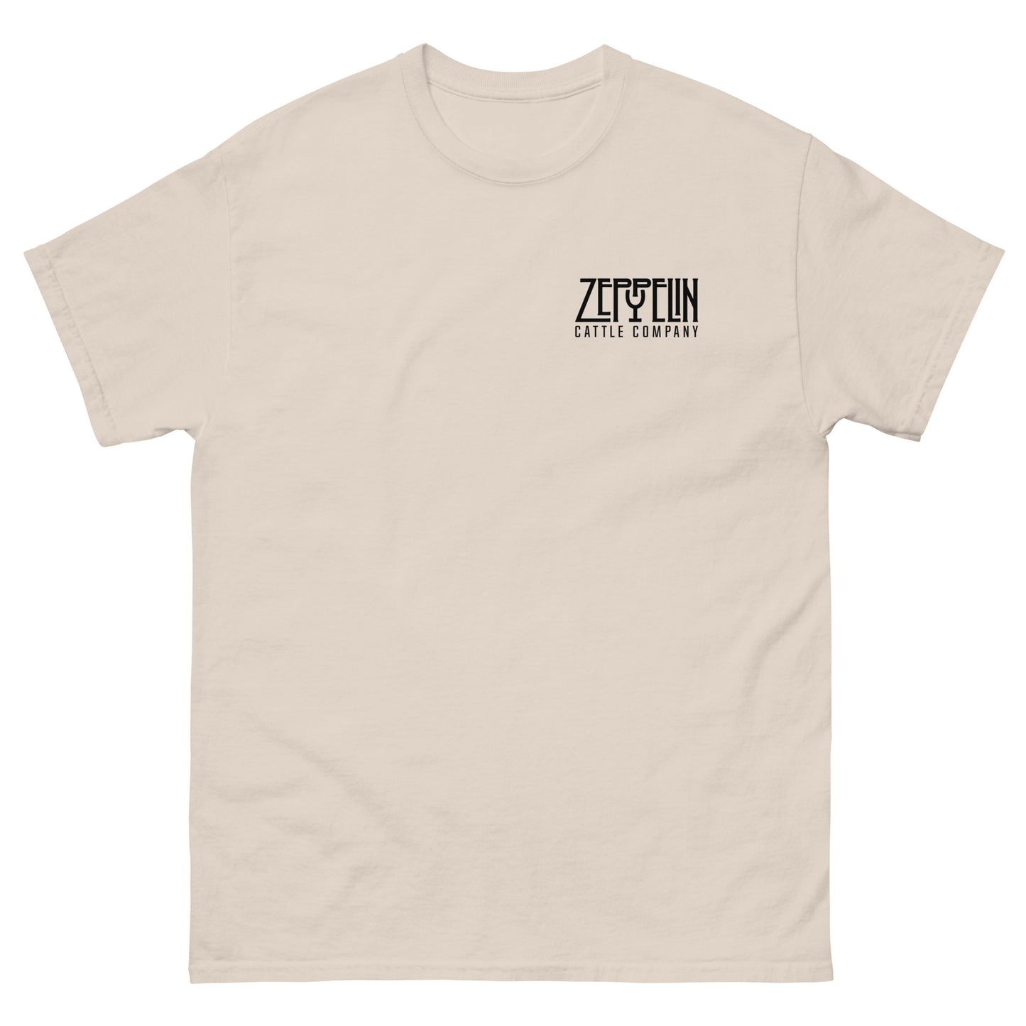 Zeppelin Cattle Co. Black Logo Short Sleeve Tee