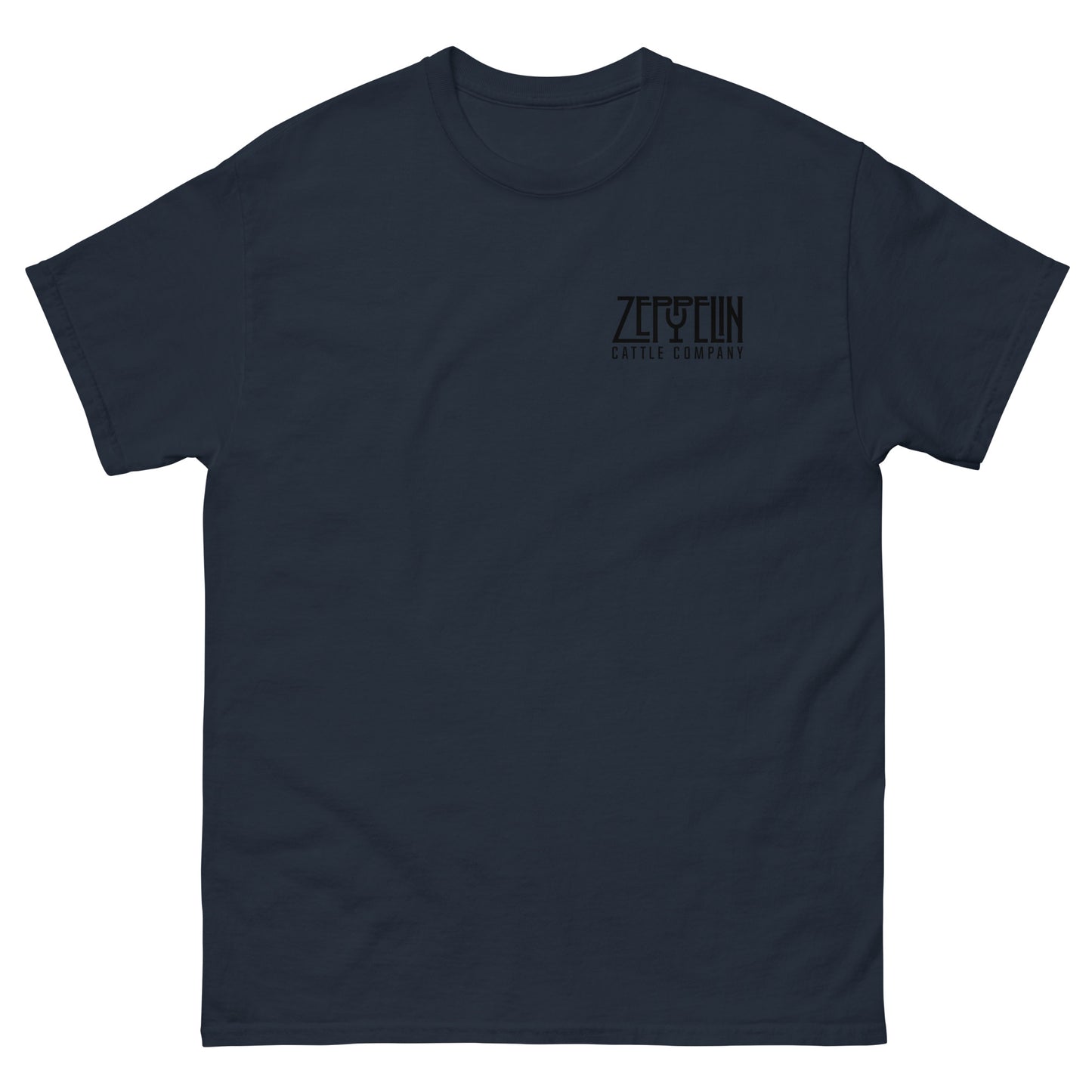 Zeppelin Cattle Co. Black Logo Short Sleeve Tee