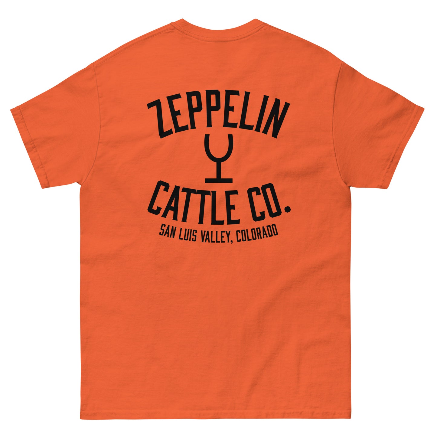 Zeppelin Cattle Co. Short Sleeve Wine Glass Brand