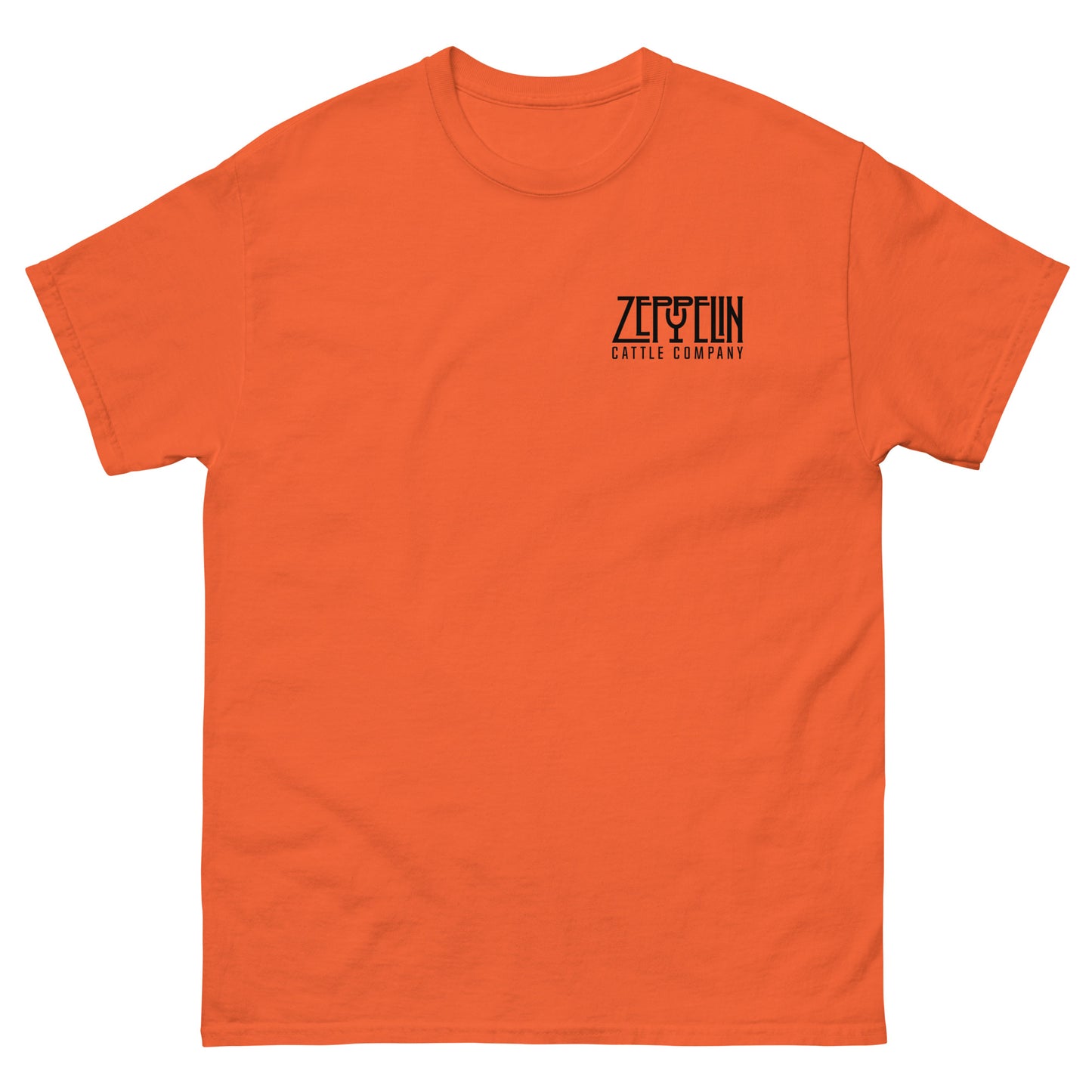 Zeppelin Cattle Co. Black Logo Short Sleeve Tee
