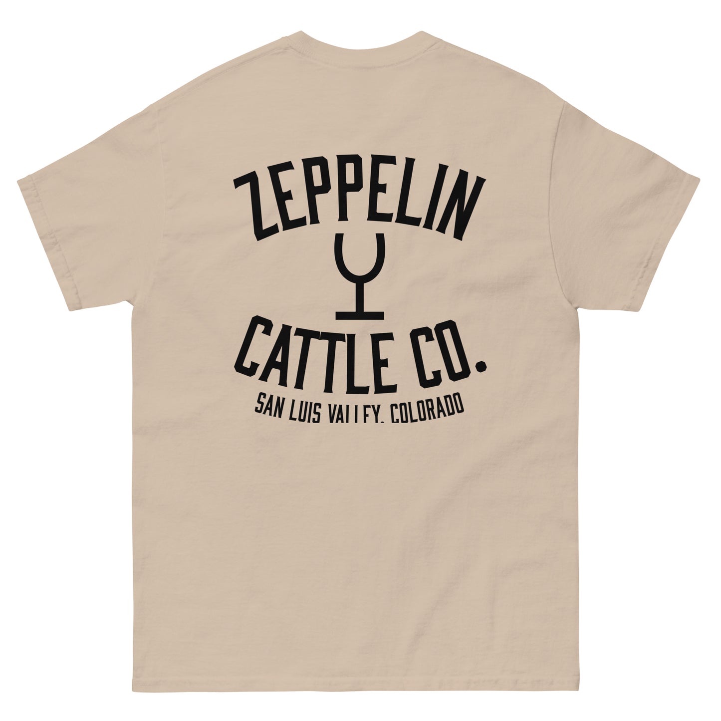 Zeppelin Cattle Co. Black Logo Short Sleeve Tee