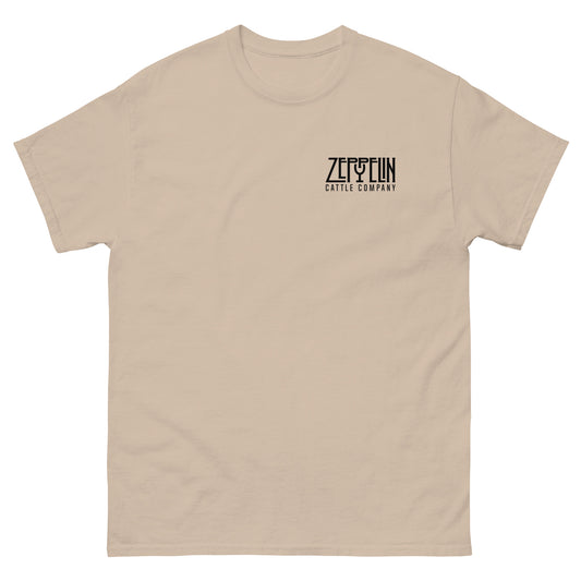 Zeppelin Cattle Co. Black Logo Short Sleeve Tee