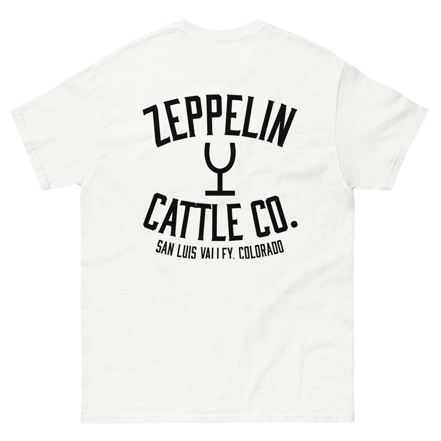 Zeppelin Cattle Co. Black Logo Short Sleeve Tee