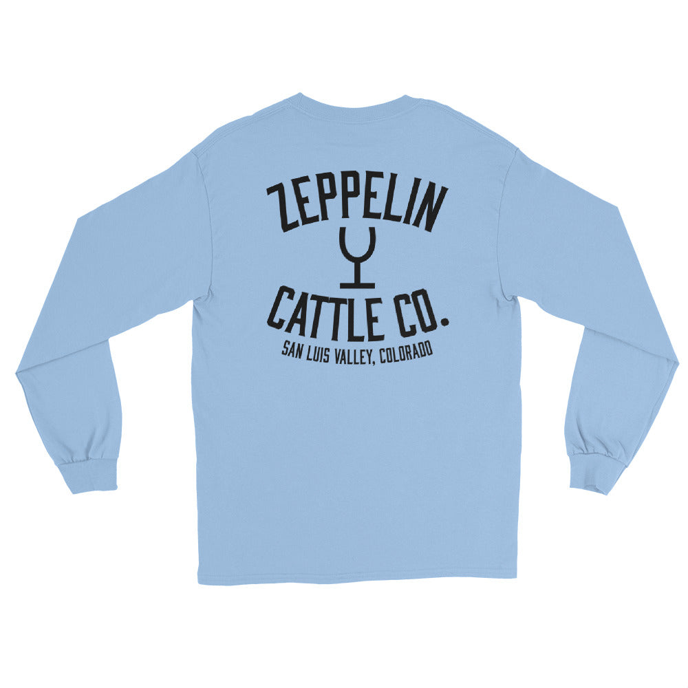 Zeppelin Cattle Co. Black Logo Long Sleeve Shirt