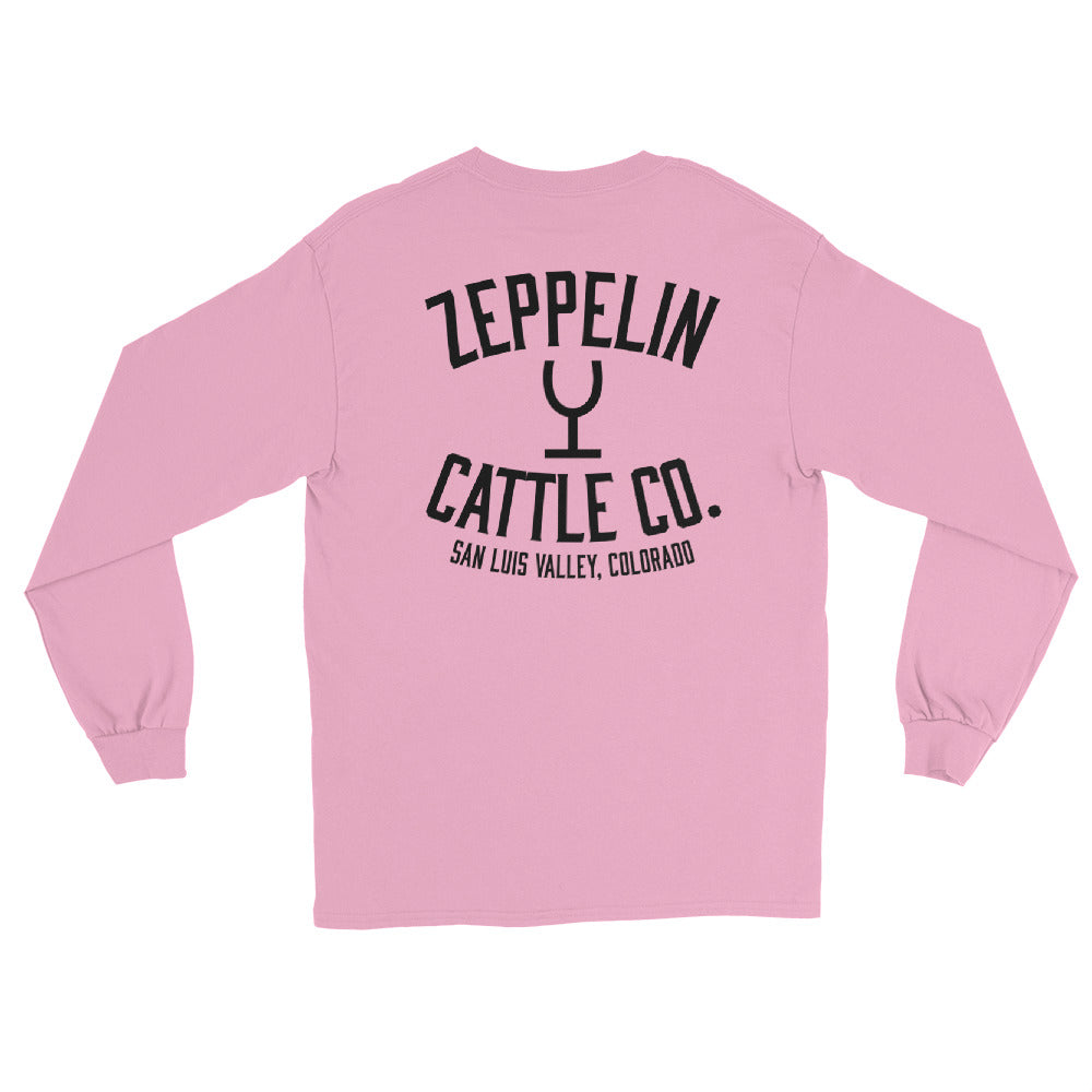 Zeppelin Cattle Co. Black Logo Long Sleeve Shirt