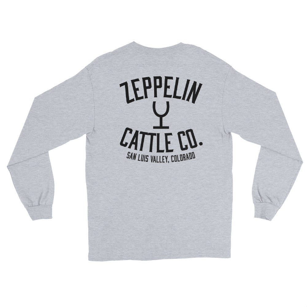 Zeppelin Cattle Co. Black Logo Long Sleeve Shirt