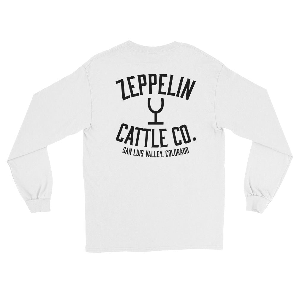 Zeppelin Cattle Co. Black Logo Long Sleeve Shirt