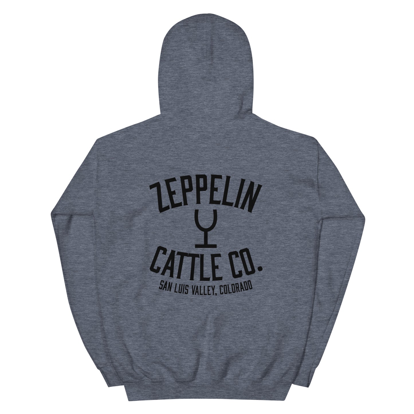 Zeppelin Cattle Co. Black Logo Hoodie