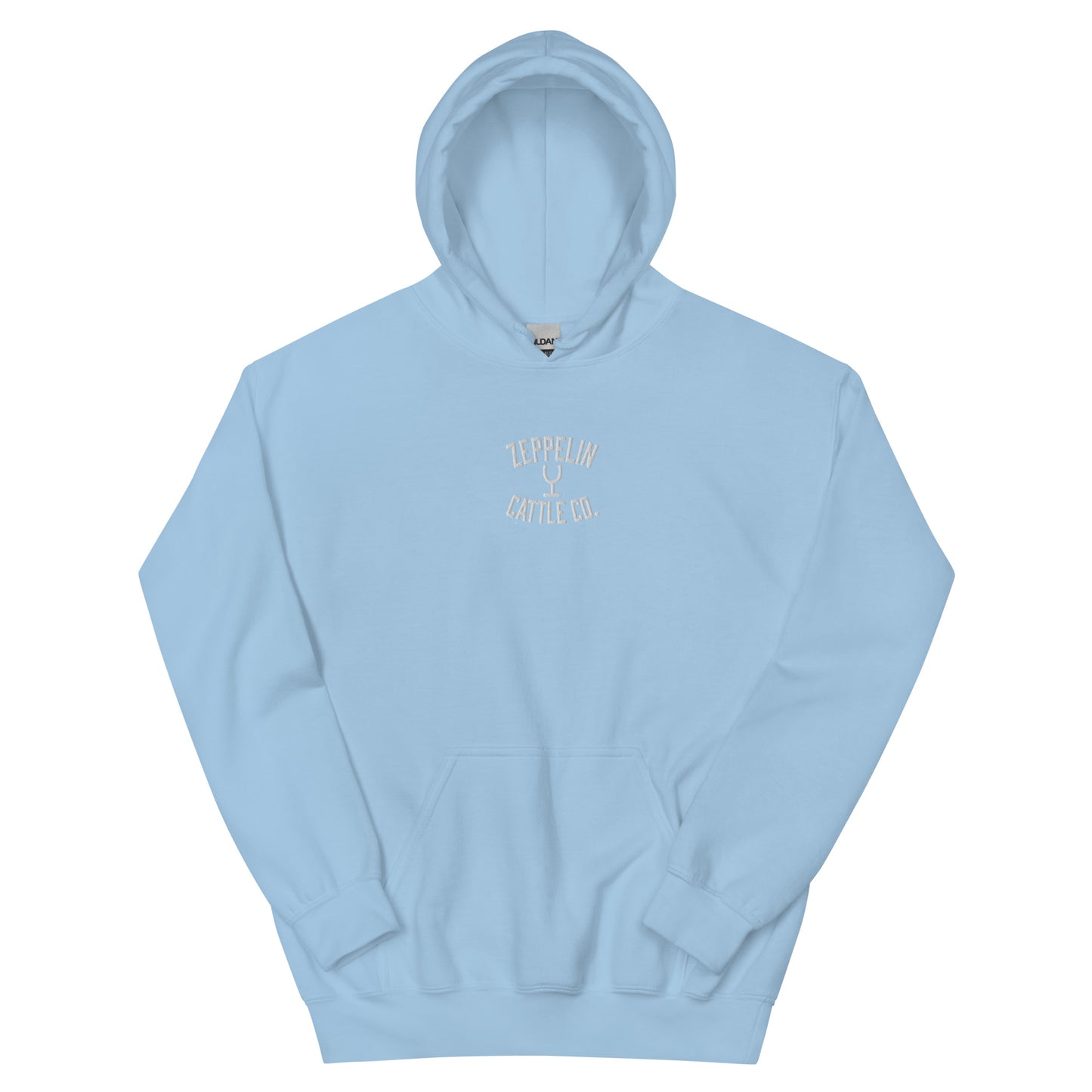 Embroidered Zeppelin Cattle Co. Hoodie