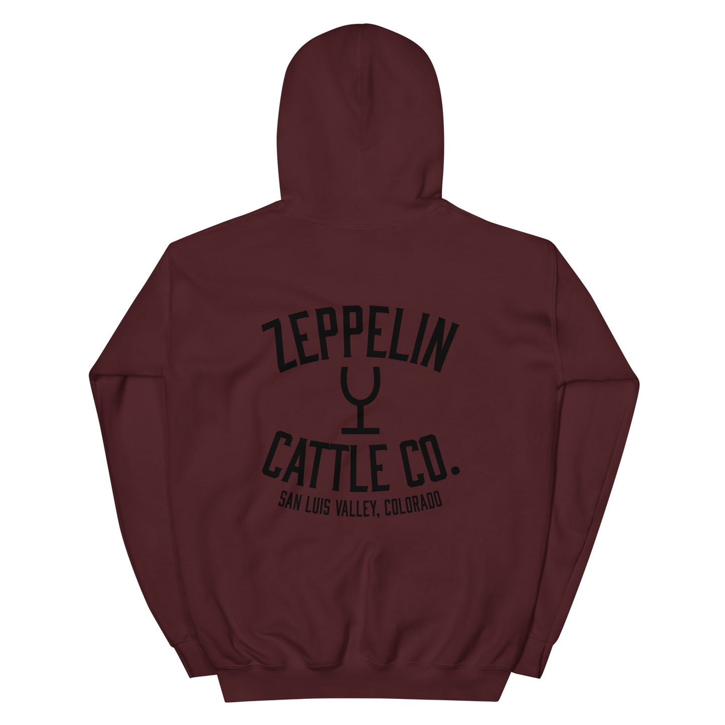 Zeppelin Cattle Co. Black Logo Hoodie