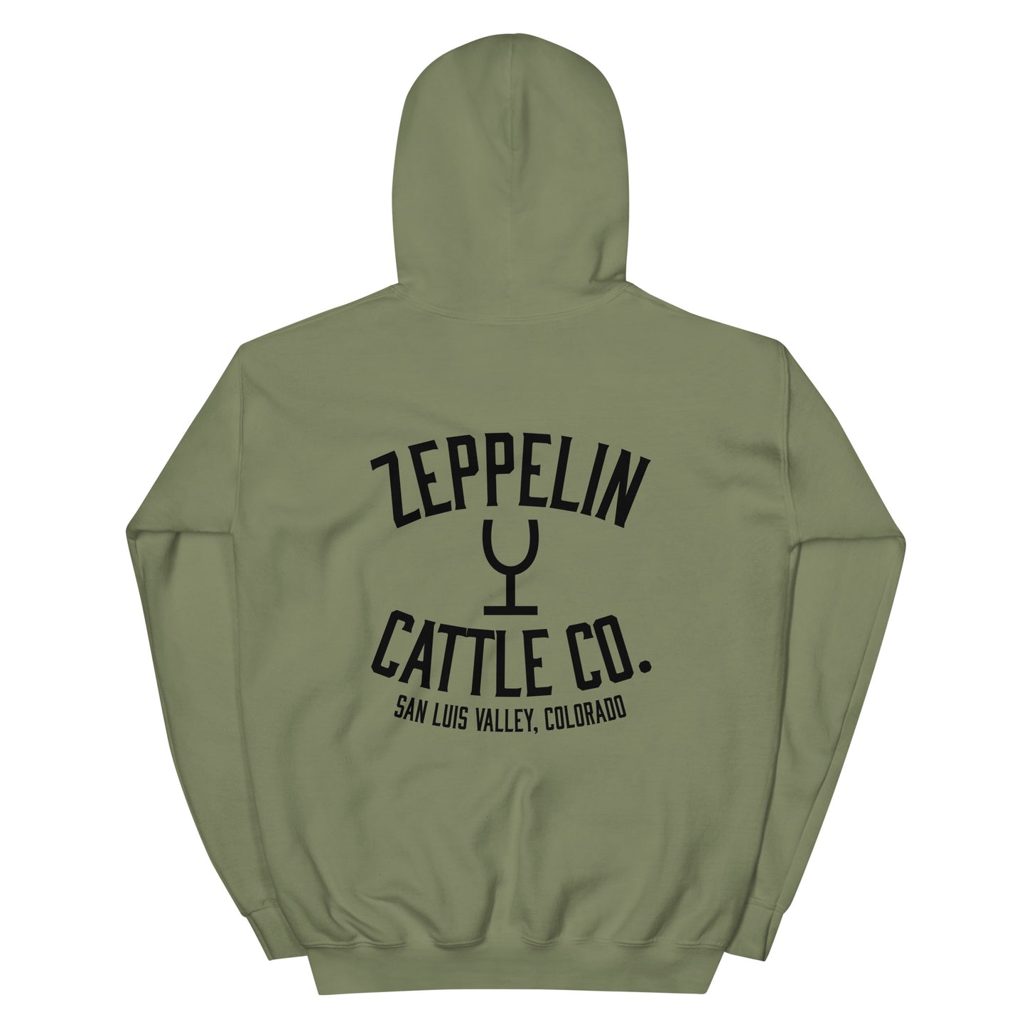 Zeppelin Cattle Co. Black Logo Hoodie