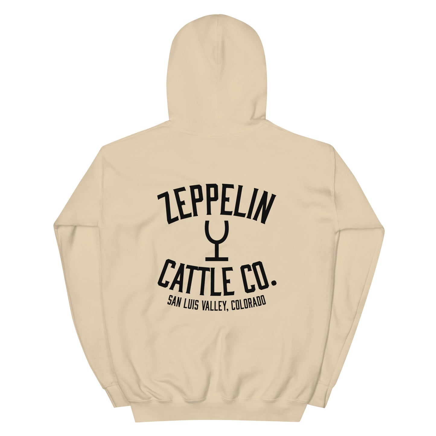 Zeppelin Cattle Co. Black Logo Hoodie