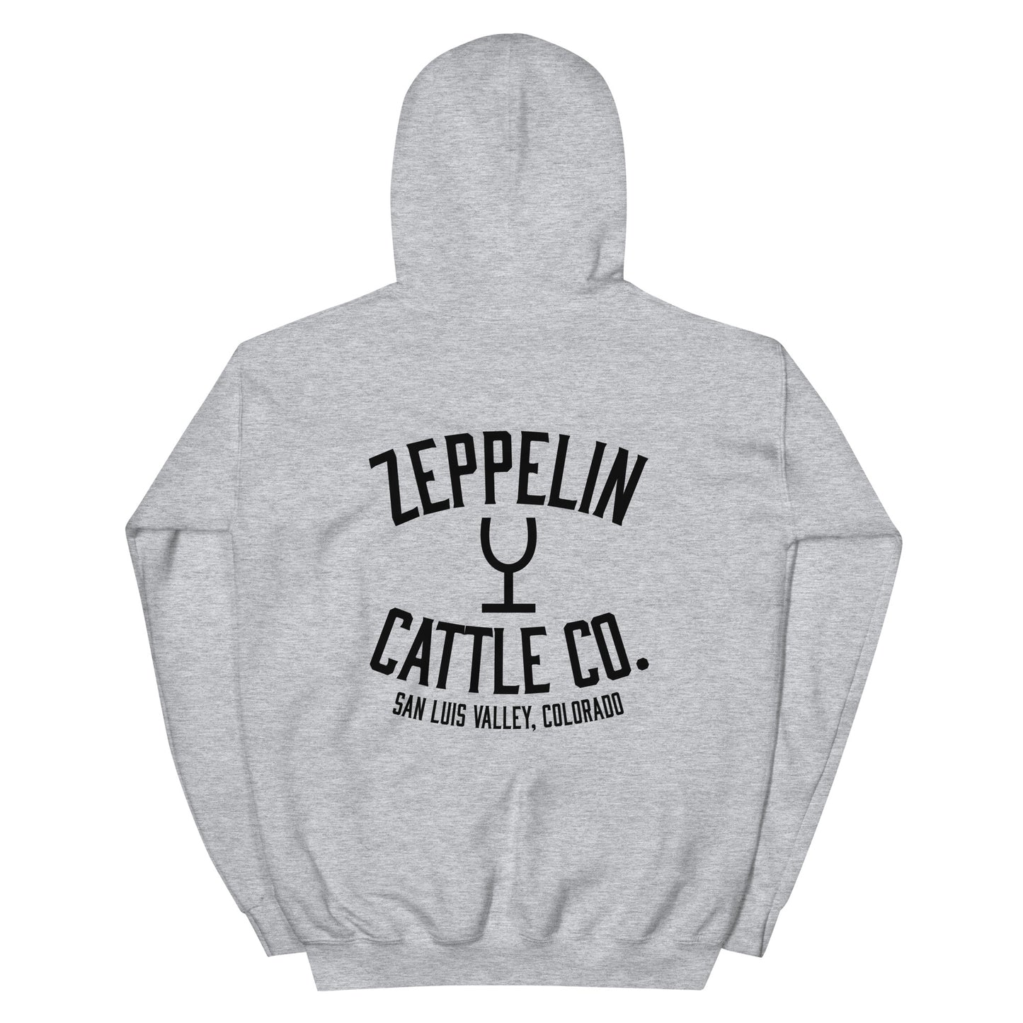 Zeppelin Cattle Co. Black Logo Hoodie